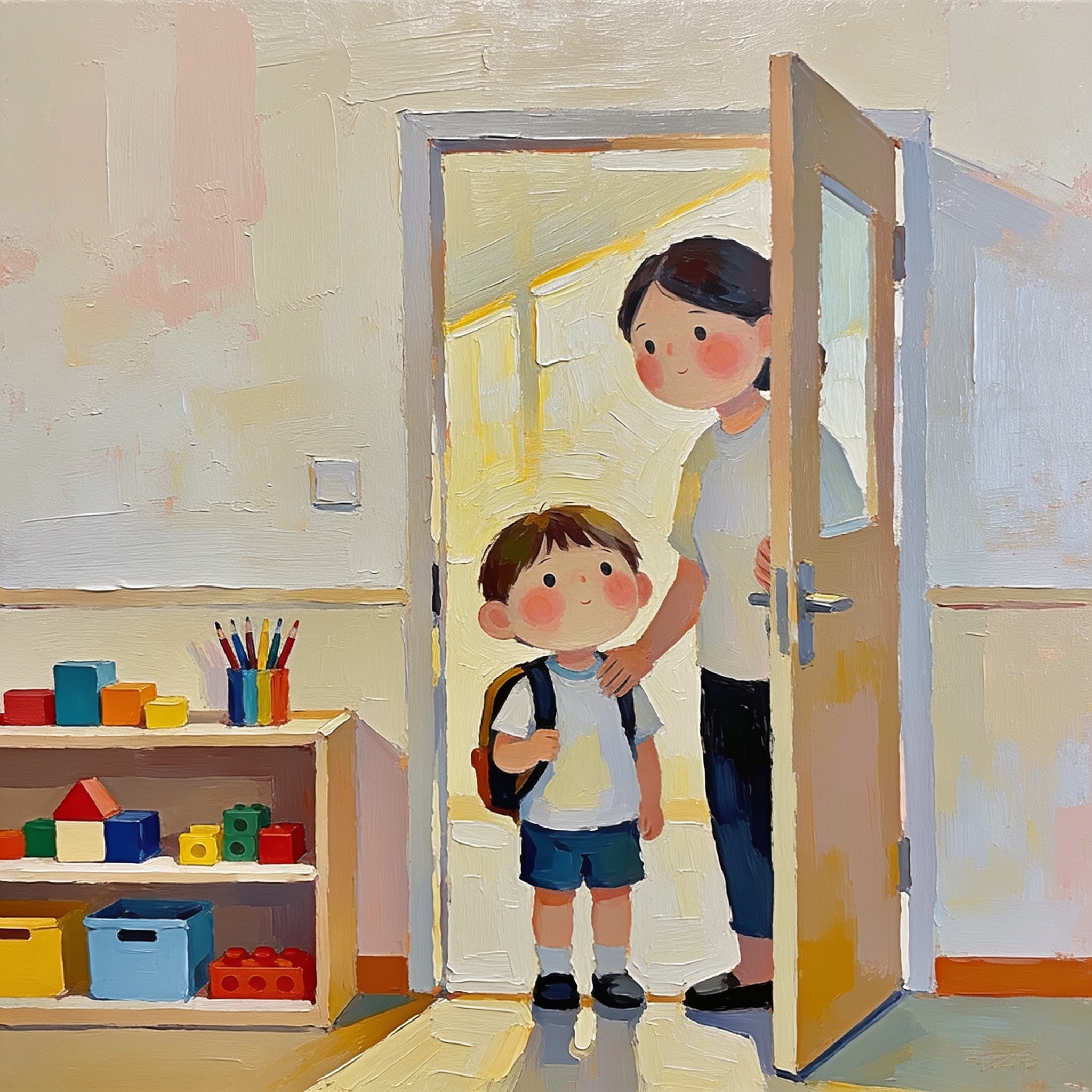 How can a story help a child feel ready for school?