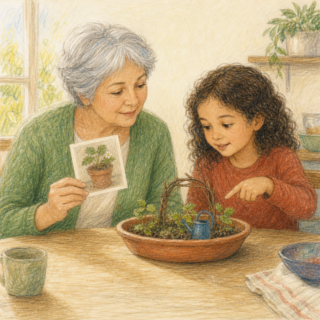 A book for grandparents and grandchildren: memories or a shared adventure?